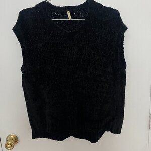 Boboutic Black Knit Sweater Vest
